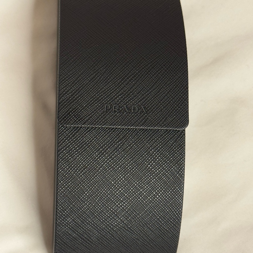 Prada Saffiano Leather Glasses Case – Black
